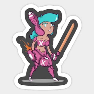 Robogurl Sticker